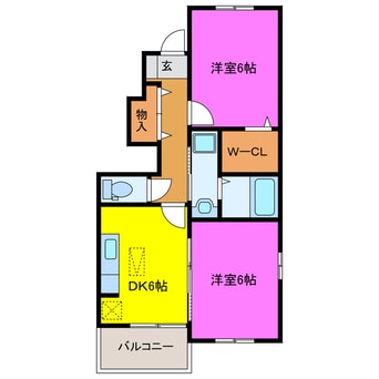 間取図 フジノⅡ