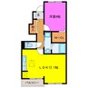 ブルックサイド 1LDKの間取り