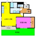 Ｂ－ｓｉｄｅの間取図