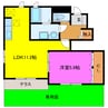 Ｂ－ｓｉｄｅ 1LDKの間取り