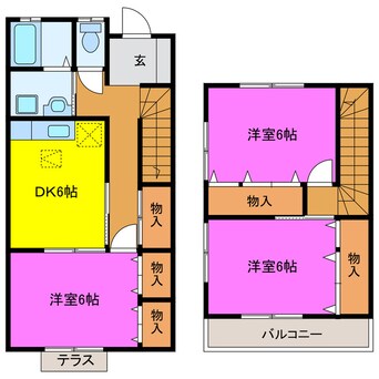 間取図 ハピネスⅡ