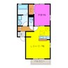 ＣＡＳＡ　ＦＥＬＩＣＥ 1LDKの間取り