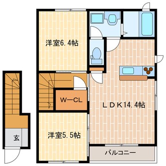 間取図 リベルテＡ