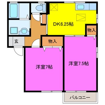 間取図 メルヴェイユ