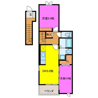 間取図 メゾン・ブランシェＳ