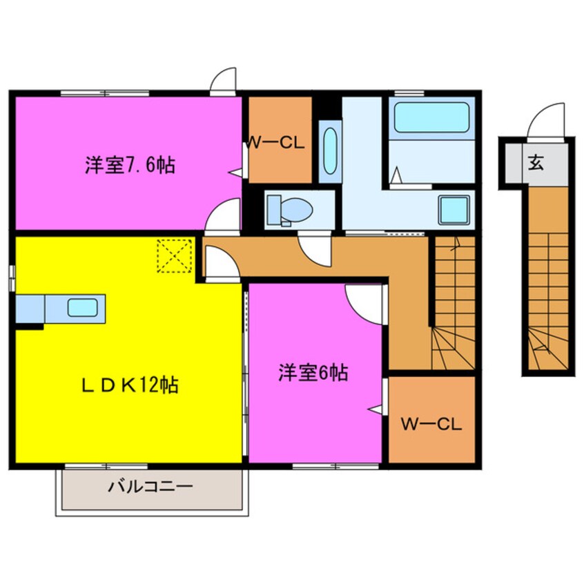 間取図 マウント・ブーン