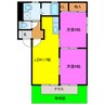 ブライトタウンⅠ 2LDKの間取り