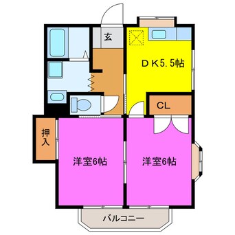 間取図 メゾンＫ　Ⅴ