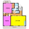 クレール２１ Ⅰ 2LDKの間取り