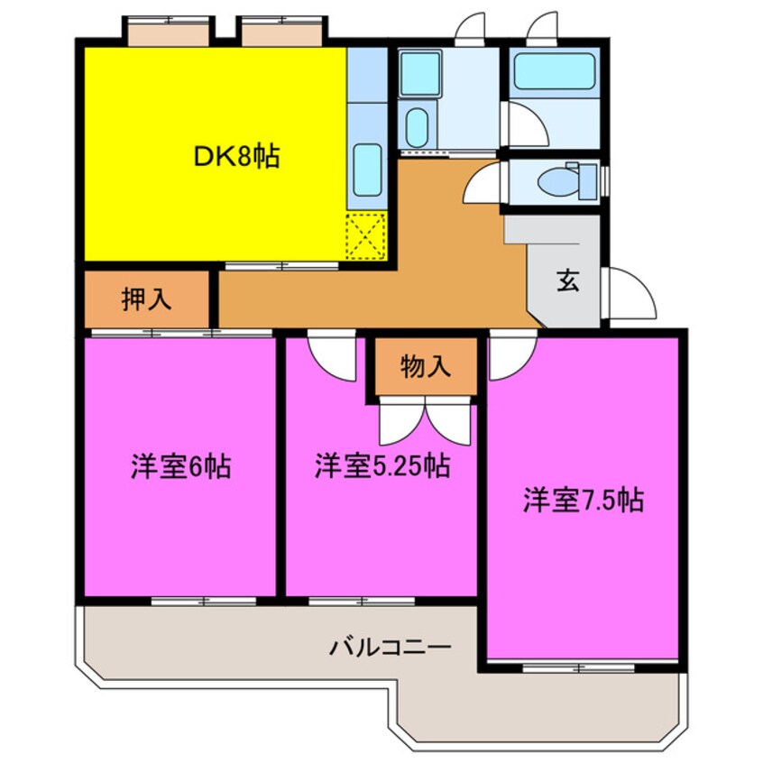 間取図 ラ・エスペランサハーネ