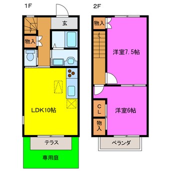 間取図 プランドールＵｎ