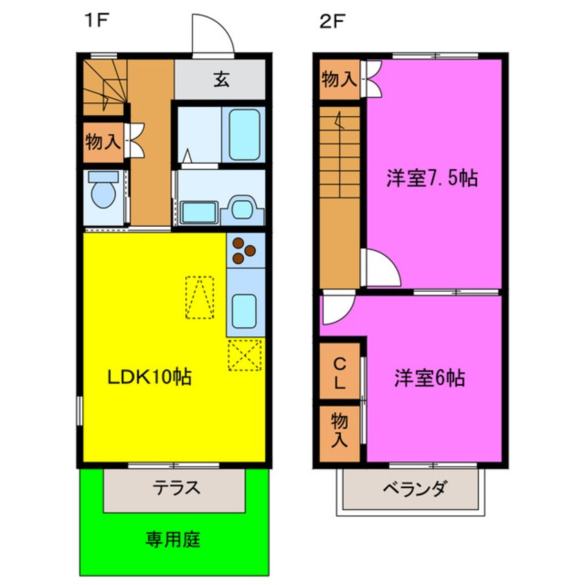 間取図 プランドールＵｎ