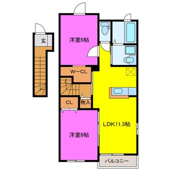 間取図 シュエット