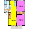 プライム２１ 2LDKの間取り