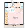 Ｃｏｓｍｏ　α 1DKの間取り