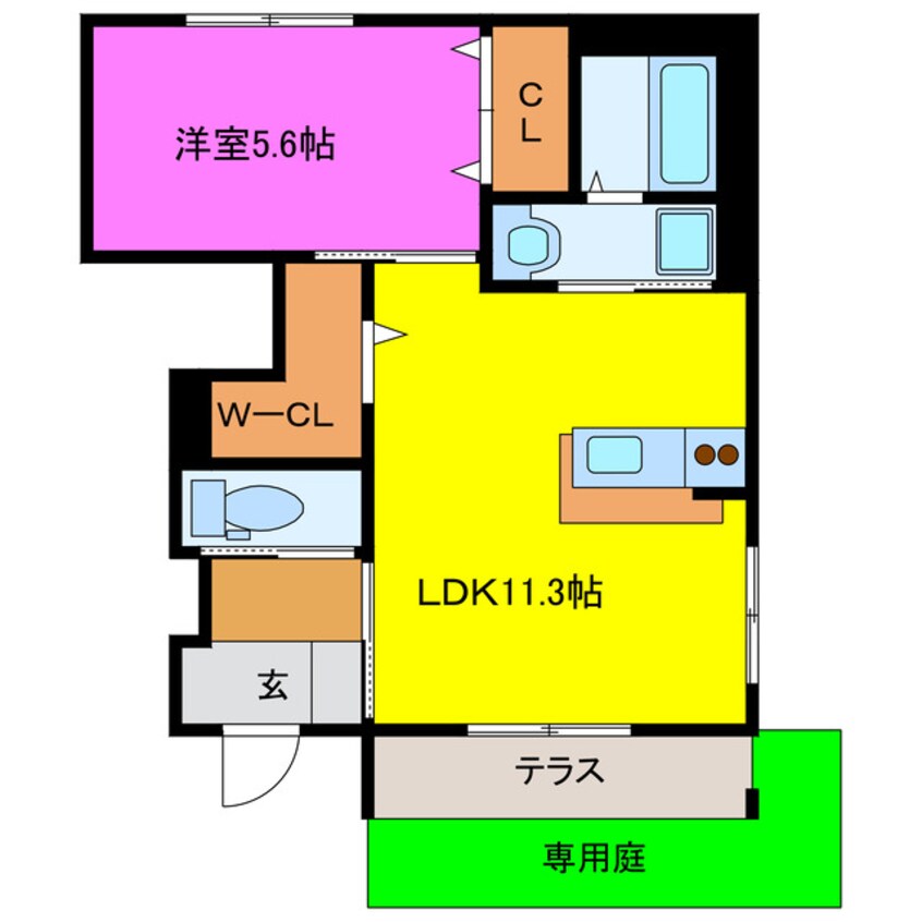 間取図 フルール