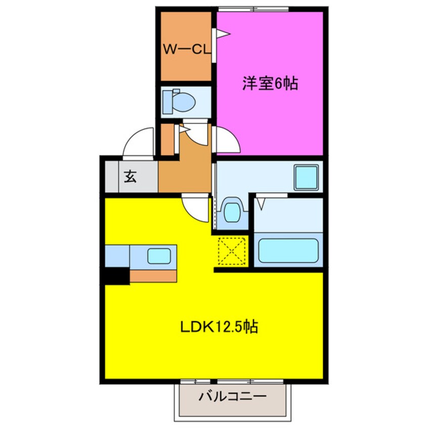 間取図 リビングタウンヴェルードＣ