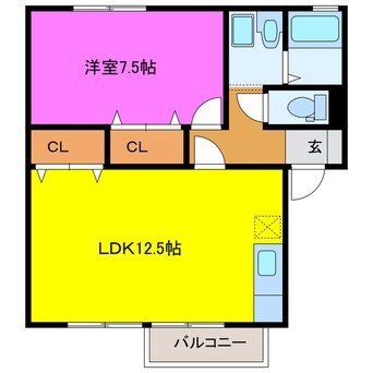 間取図 セジュールハヤシ