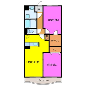 間取図 ＧＳ　ｇａｒｄｅｎ