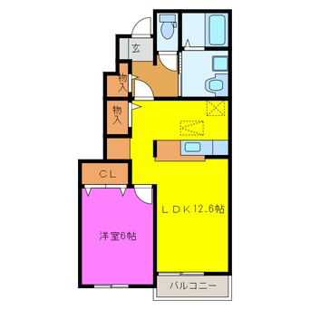 間取図 Ｌａ　Ｌｕｃｅ