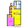 Ｌａ　Ｌｕｃｅ 1LDKの間取り