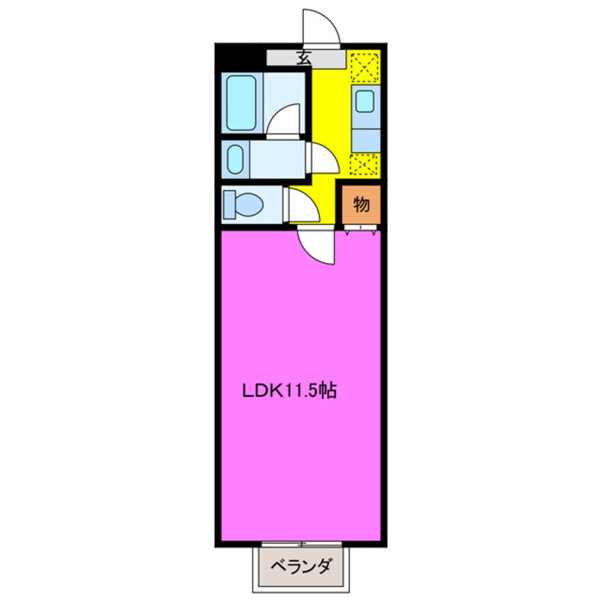 間取図 コーポ　サンフラウァー