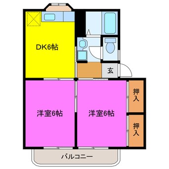 間取図 クローバーＣ