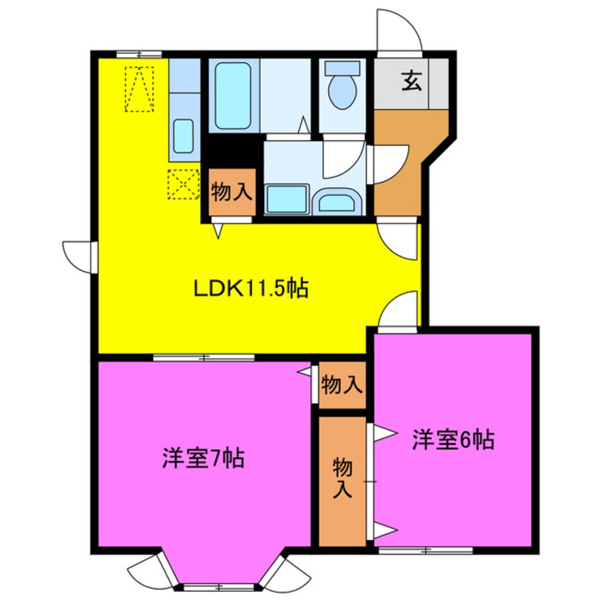 間取図 カルテットＣ