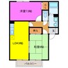 ゼファーＢ 2LDKの間取り