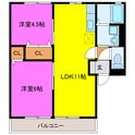 グランシャリオⅢの間取図