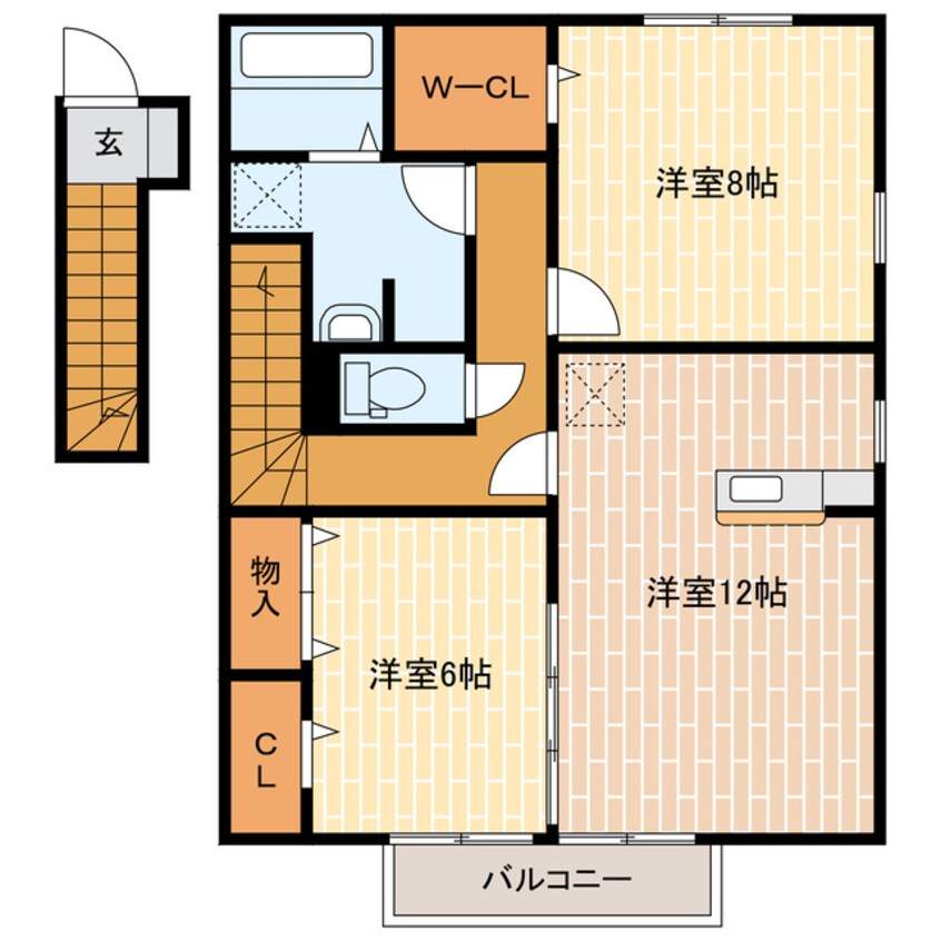 間取図 cherry Lane