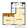 マンション御殿 1LDKの間取り