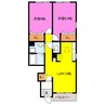 マルティーナ 2LDKの間取り