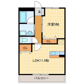 間取図 リバティーハイツ