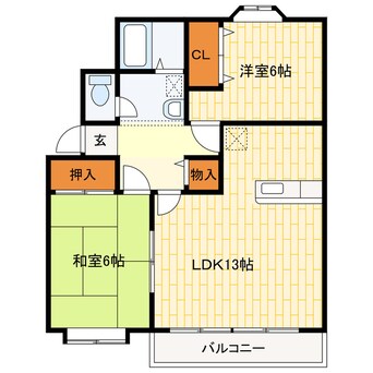 間取図 ＲＩＰＡ袋井