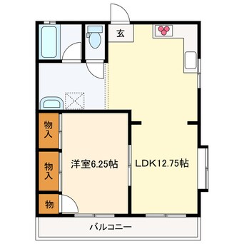 間取図 コーポ翔