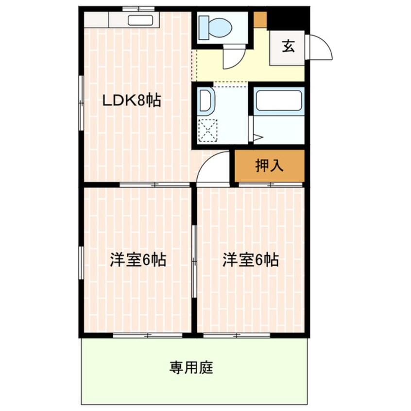 間取図 マウントパルスＢ