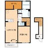 Ｌｅｓ　Ｓａｉｓｏｎ上岡田 1LDKの間取り