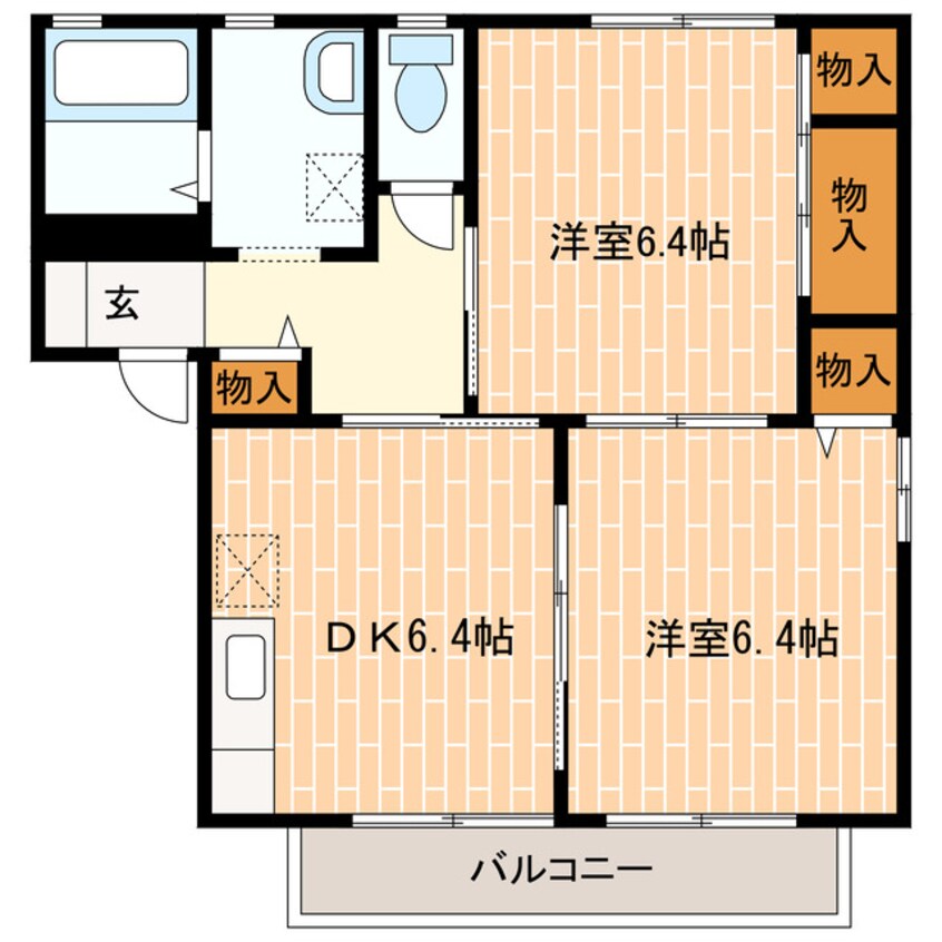 間取図 リバーサイド谷田