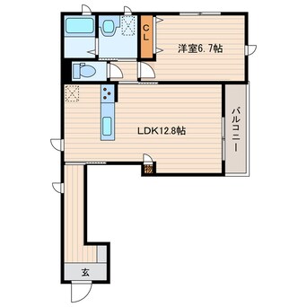 間取図 ドミールブラシェ