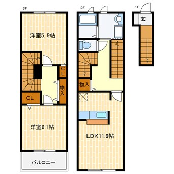 間取図 グラン　シャリル