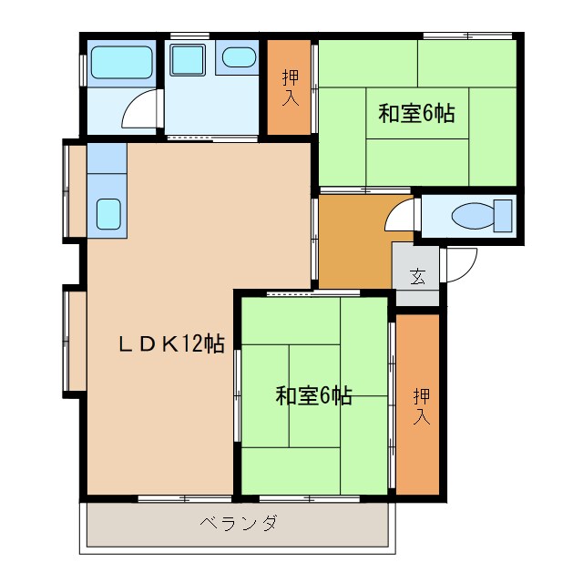 間取り図 サージタウンＣ