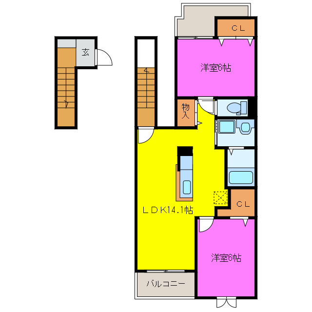 間取り図 アルティア　雅