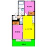 ドムスＥ 2LDKの間取り