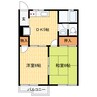フレグランスあさひ 2DKの間取り