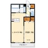 Supreme見付A棟 1LDKの間取り
