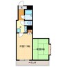 ロイヤルマンション磐田 2Kの間取り