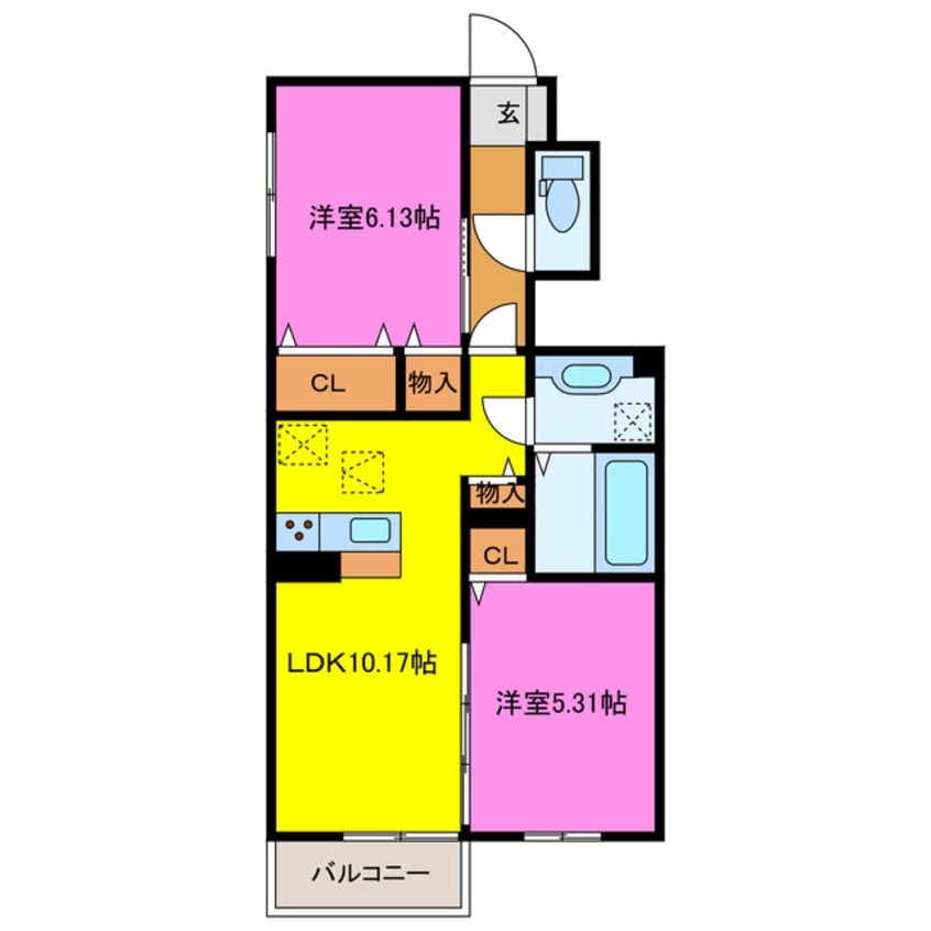 間取図 ＡＳＴＲＯ-Ｓ