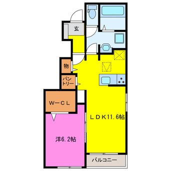 間取図 オリーブタウンA