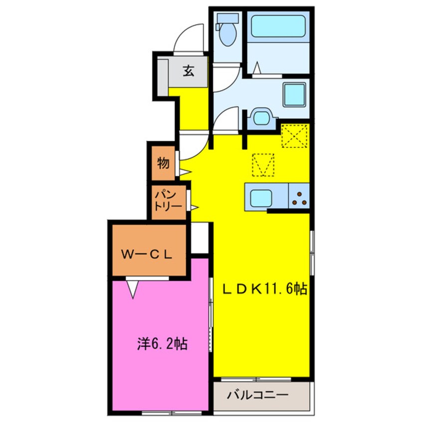 間取図 オリーブタウンA